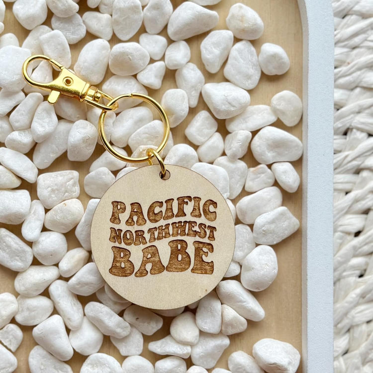 PNW Babe Keychain